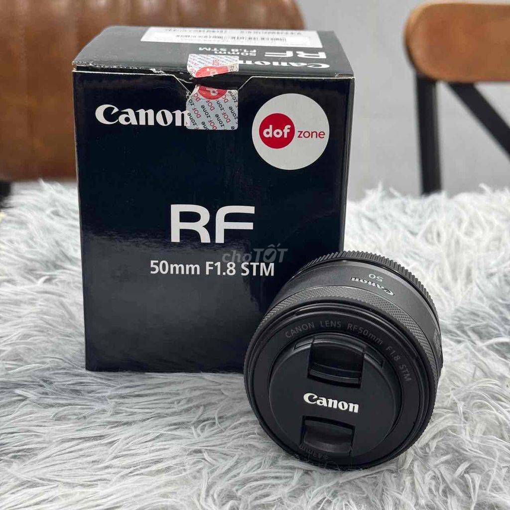 Ống kính Canon RF50mm F1.8 STM Đen. Mua bán Máy ảnh, Máy quay tại Quận 5 Tp Hồ Chí Minh được đăng bởi Phan Thế Phong  hình 1