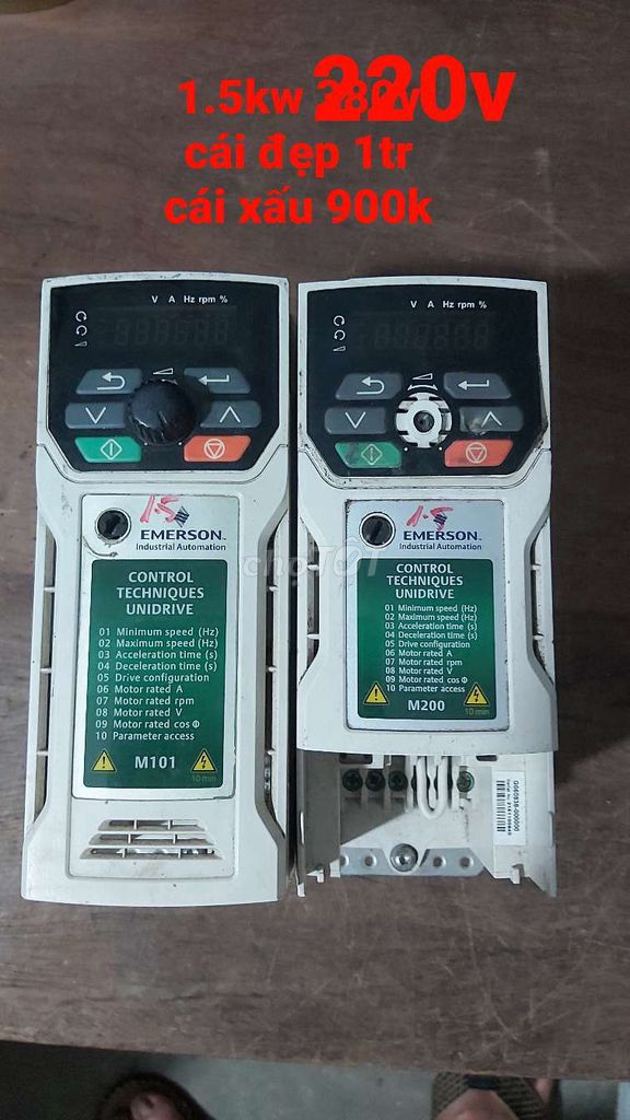 Biến tần Emerson Unidrive M101. Mua bán Đồ chuyên dụng, Giống nuôi trồng tại Huyện Quỳ Hợp Nghệ An được đăng bởi Luc hình 1
