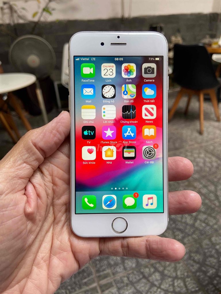 Iphone 6 Silver 16gb LL/A vân tay nhạy.