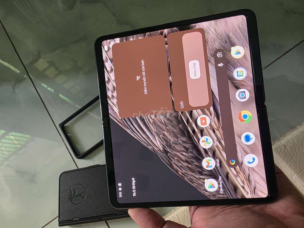 Google Pixel Fold Đen 99% Bao da. Mua bán Điện thoại tại Huyện Bình Chánh Tp Hồ Chí Minh được đăng bởi kemthui hình 1