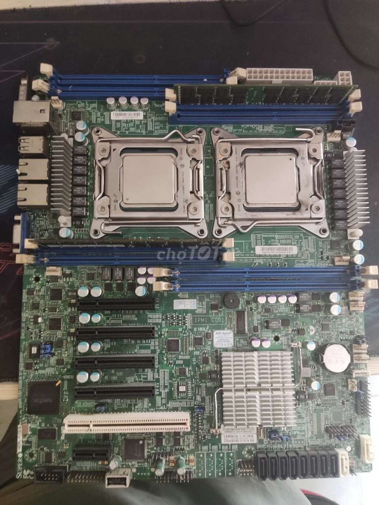 Main supemicro X79 dual +2cpu E5 2670v2+16G Ram