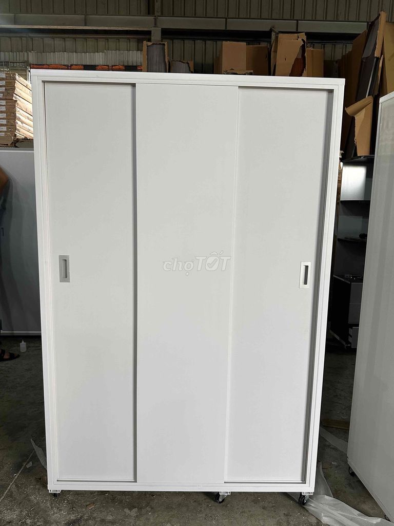 Tủ quần áo Nhựa Trắng 3 cánh lùa 1m85. Mua bán Tủ, kệ gia đình tại Quận Liên Chiểu Đà Nẵng được đăng bởi Nội Thất TN  hình 1