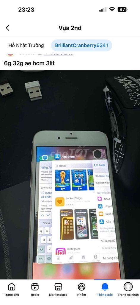 Apple iPhone 6 32GB Đã kích hoạt iCloud. Mua bán Điện thoại tại Quận Gò Vấp Tp Hồ Chí Minh được đăng bởi Coca Hồ hình 1
