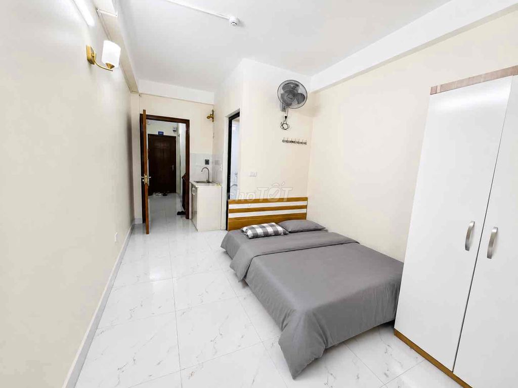 Chủ cho thuê studio - 20m2 - khép kín- Full đồ, nhà mới xây