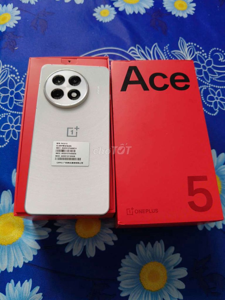 OnePlus Ace 5 256GB Trắng. Mua bán Điện thoại tại Quận Ninh Kiều Cần Thơ được đăng bởi Trung Tín hình 1