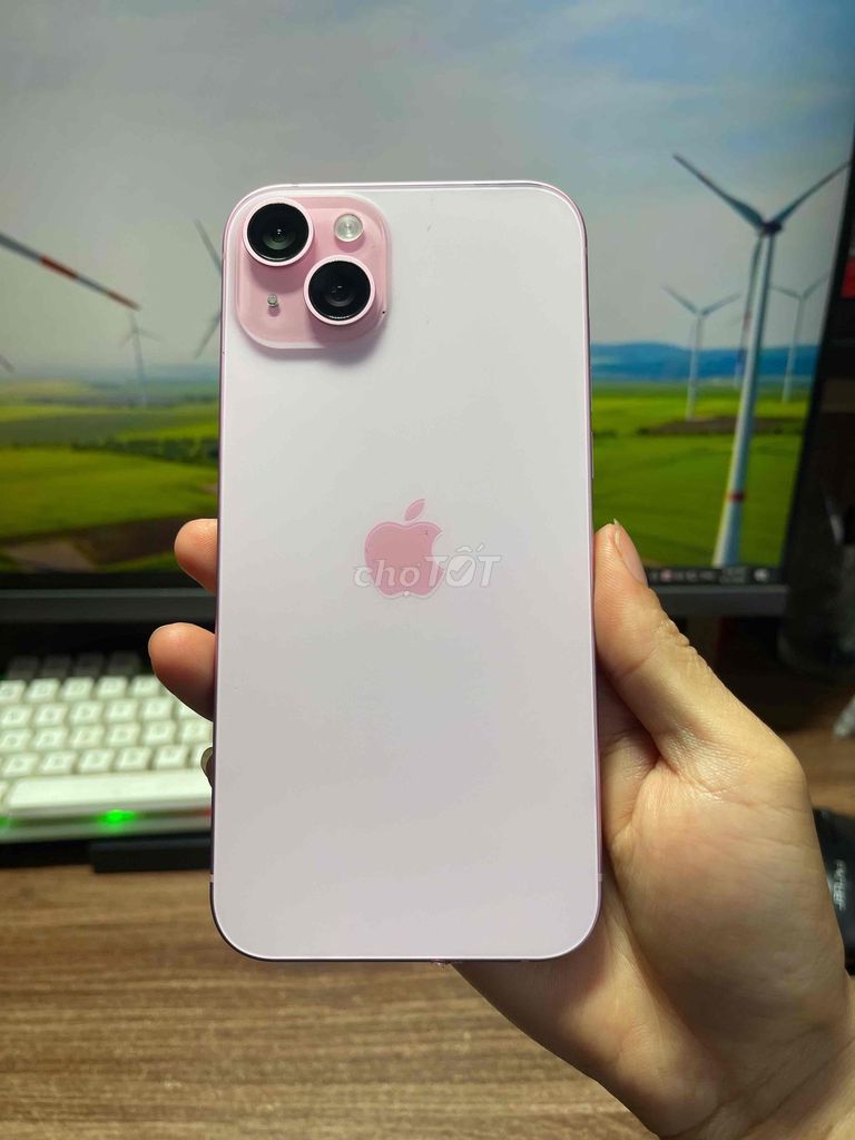 iPhone 15 Plus 128GB Hồng Mỹ Zin All đẹp 99%. Mua bán Điện thoại tại Quận Lê Chân Hải Phòng được đăng bởi Huy Tưởng Mobile hình 1