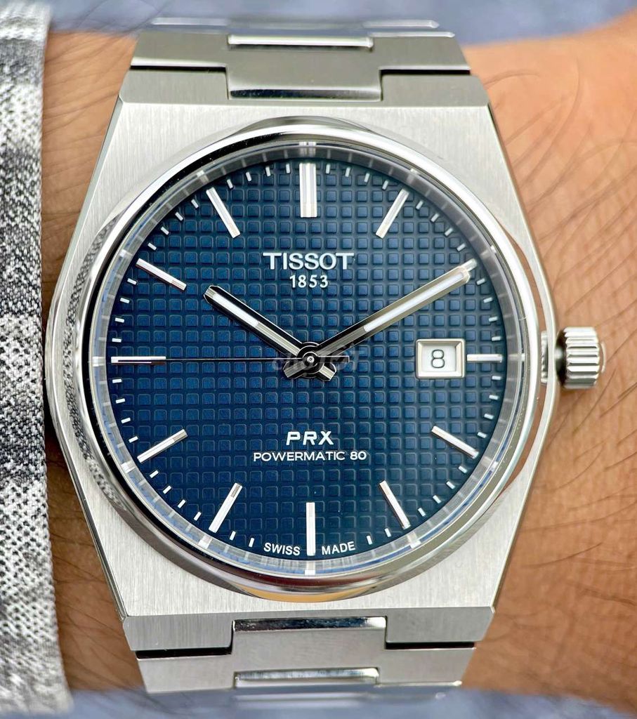 TISSOT PRX BLUE POWERMATIC 80