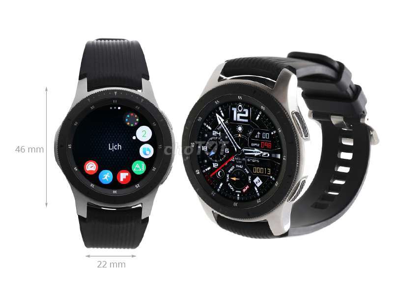 Samsung Watch 46mm Đen, Bạc Đã qua sử dụng. Mua bán Thiết bị đeo thông minh tại Thành phố Rạch Giá Kiên Giang được đăng bởi Chuyên đồ công nghệ hình 1