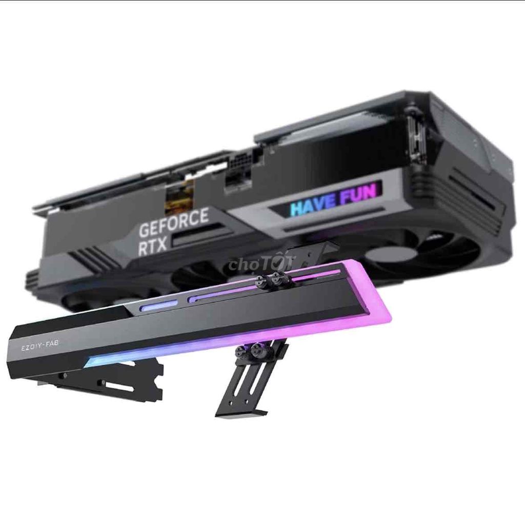 Giá đỡ GPU EZDIY-FAB Đen LED ARGB. Mua bán Linh kiện (RAM, Card...) tại Huyện Buôn Đôn Đắk Lắk được đăng bởi Nguyễn Trung Nguyên hình 1
