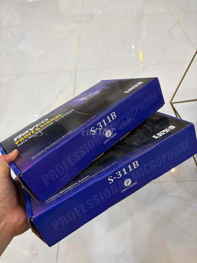 Micro không dây Rayco S-311B Đen. Mua bán Tivi, Âm thanh tại Quận Liên Chiểu Đà Nẵng được đăng bởi D7 hình 1