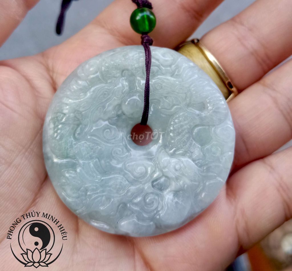 Thanh lý mặt dây Cửu long tranh châu ngọc kèm Kđ. Mua bán Đồ sưu tầm, đồ cổ tại Quận Lê Chân Hải Phòng được đăng bởi Nguyễn Hiếu hình 1