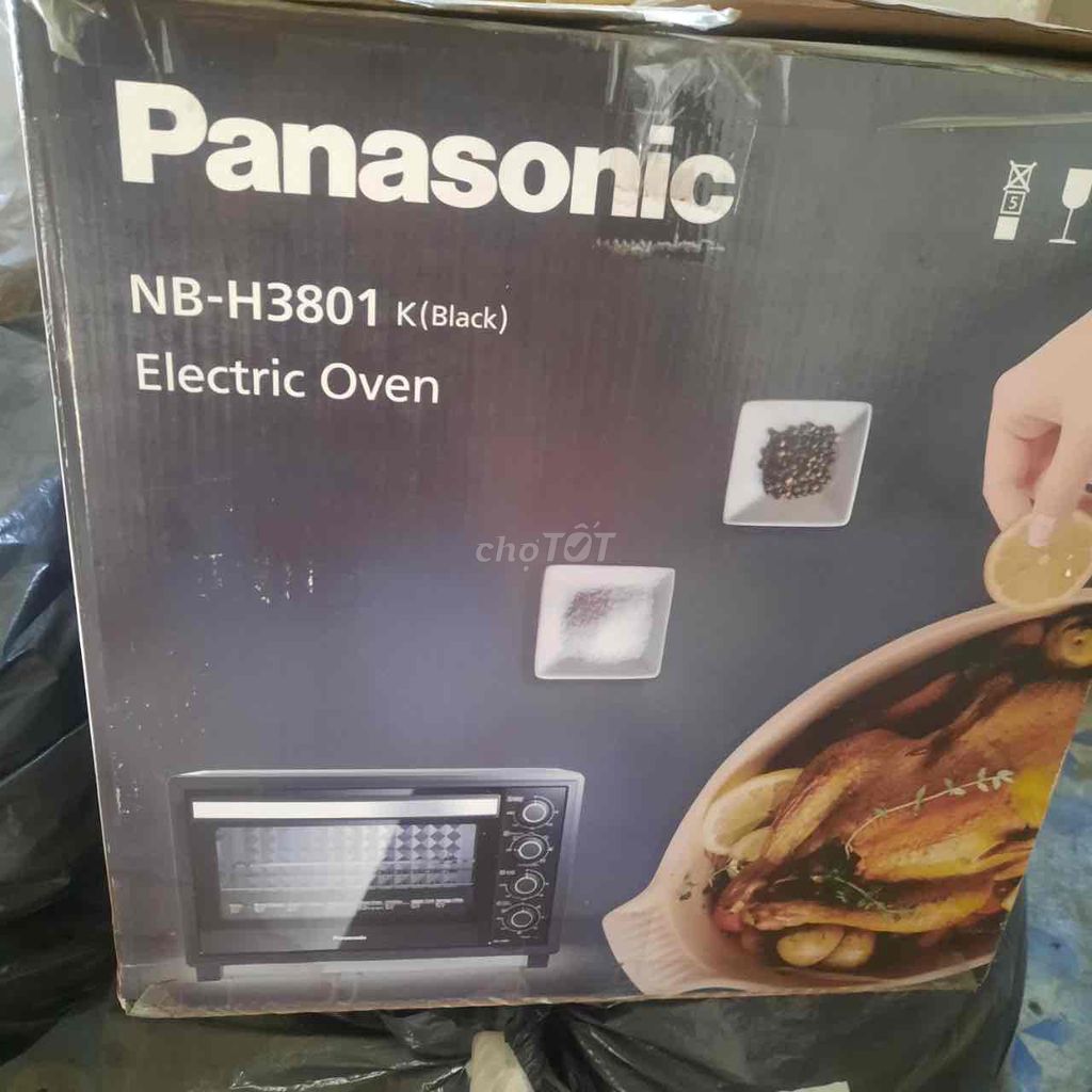 Lò nướng điện Panasonic NB-H3801K 38L Đen. Mua bán Bếp, lò, đồ điện nhà bếp tại Thành phố Thuận An Bình Dương được đăng bởi Yentran hình 1