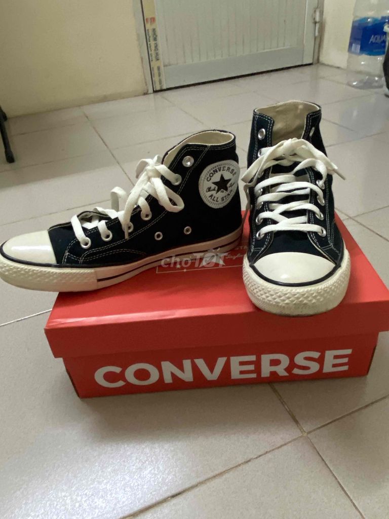Giày Converse cổ cao nam nữ Đen. Mua bán Giày dép tại Quận Tân Bình Tp Hồ Chí Minh được đăng bởi Trinh hình 1