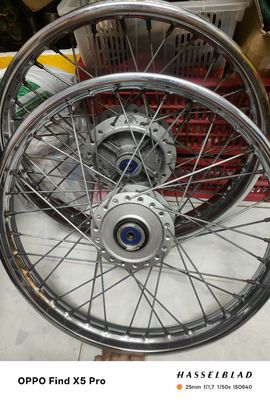 Vành xe Honda Future LED Kim loại Bạc