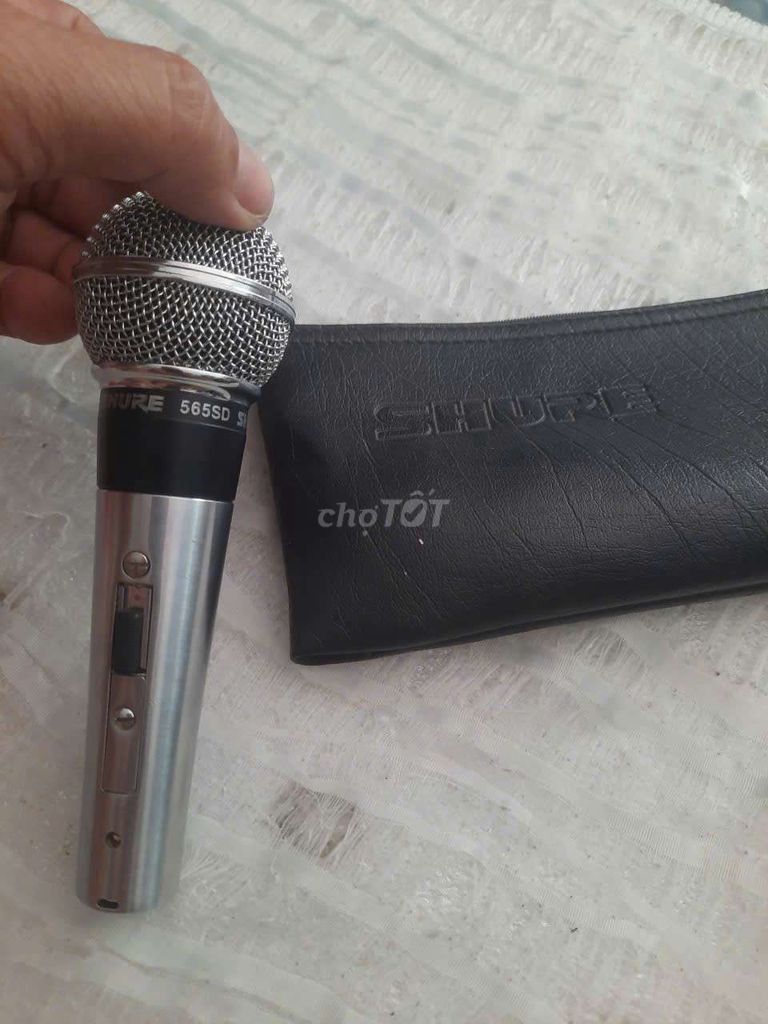 Microphone Shure 565SD Bạc. Mua bán Tivi, Âm thanh tại Huyện Đức Hòa Long An được đăng bởi võ văn hùng hình 1