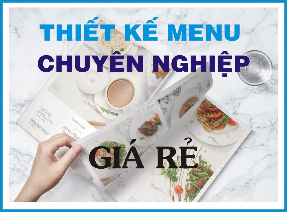 Thiết kế Menu chuyên nghiệp