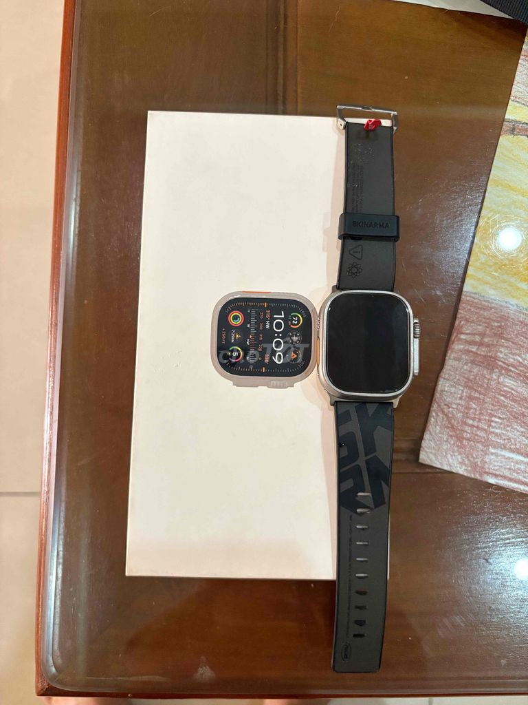 Bán Apple Watch Ultra 2 Titan Bạc Fullbox pin 98%. Mua bán Thiết bị đeo thông minh tại Quận Ngô Quyền Hải Phòng được đăng bởi Minh Quang hình 1