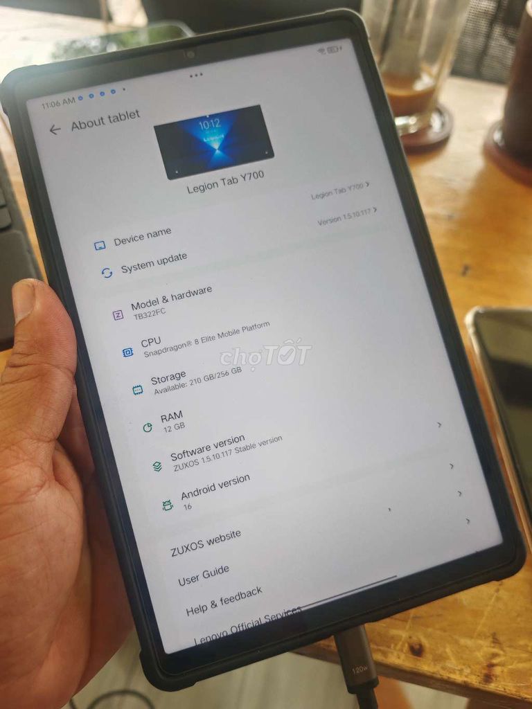 Lenovo Y700 Gen 4 12GB/256GB Đen. Mua bán Máy tính bảng tại Quận Tân Bình Tp Hồ Chí Minh được đăng bởi Nam hình 1