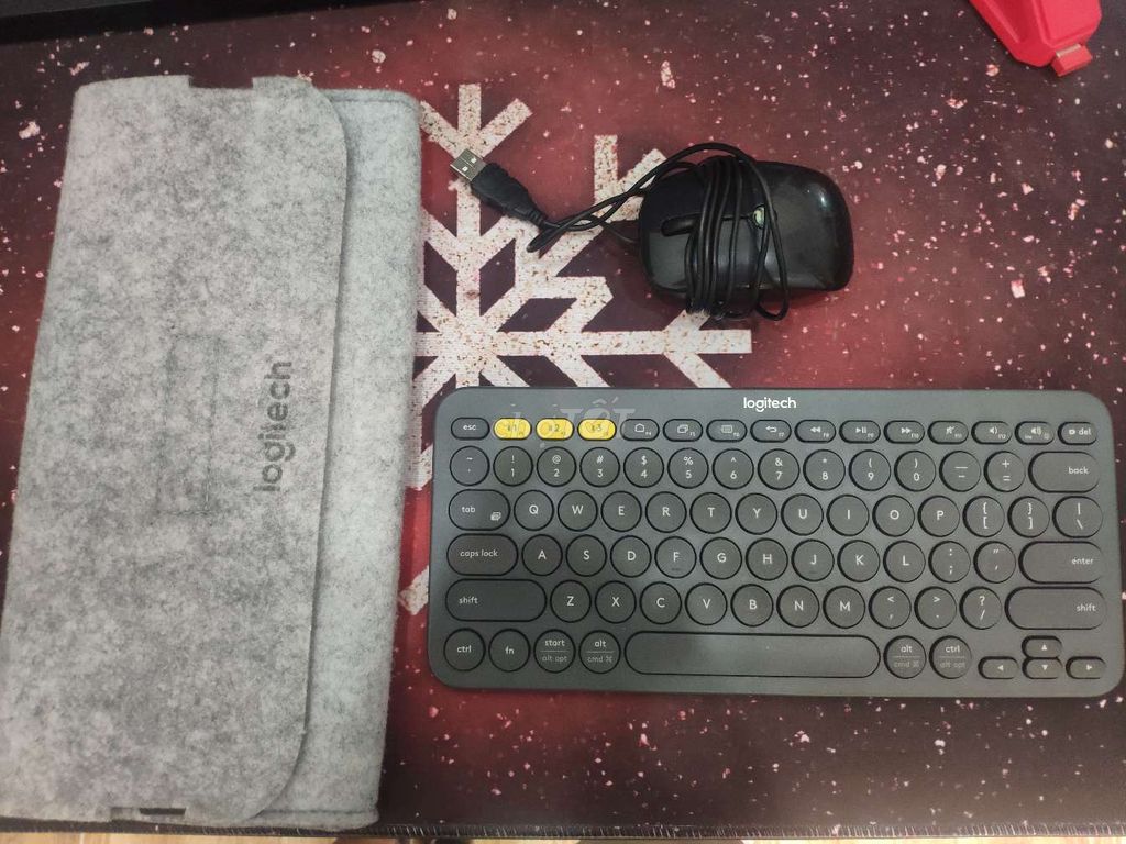 Bán phím Logitech K380 mới 99,9% kèm túi và chuột. Mua bán Phụ kiện (Màn hình, Chuột...) tại Quận Ninh Kiều Cần Thơ được đăng bởi Super  hình 3