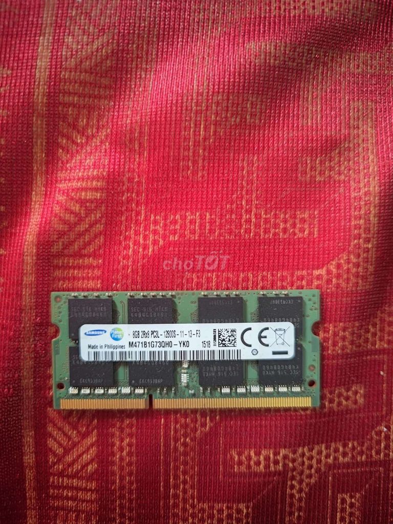 RAM Samsung 8GB DDR3. Mua bán Linh kiện (RAM, Card...) tại Thành phố Buôn Ma Thuột Đắk Lắk được đăng bởi Thuận Nguyễn hình 1
