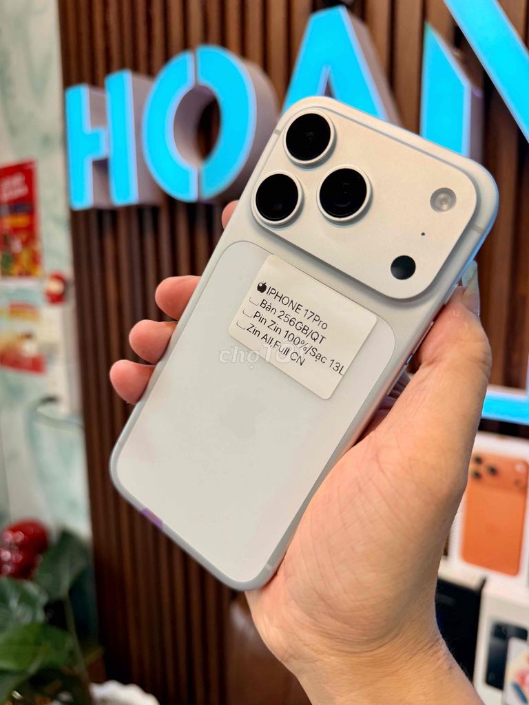 Apple iPhone 17 Pro 256GB Trắng 100%. Mua bán Điện thoại tại Thành phố Huế Thừa Thiên Huế được đăng bởi Hoàng Lộc Smartphone  hình 1