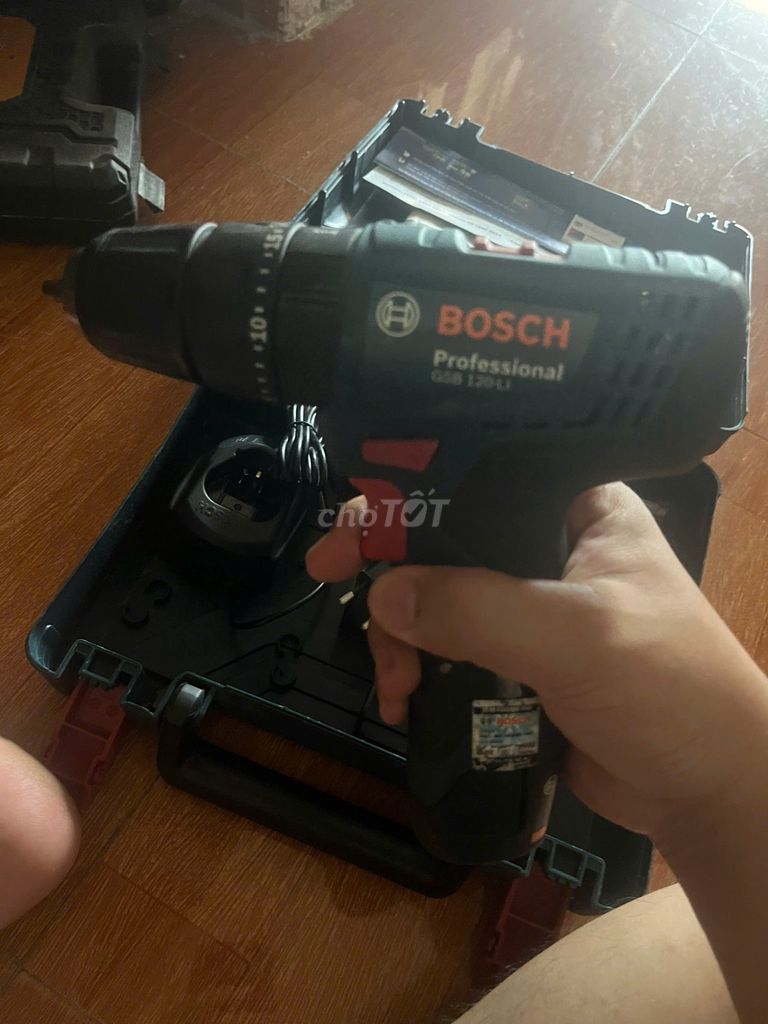 Máy khoan động lực Bosch GSB 120-LI. Mua bán Đồ chuyên dụng, Giống nuôi trồng tại Huyện Ý Yên Nam Định được đăng bởi Đỗ Đạt hình 1