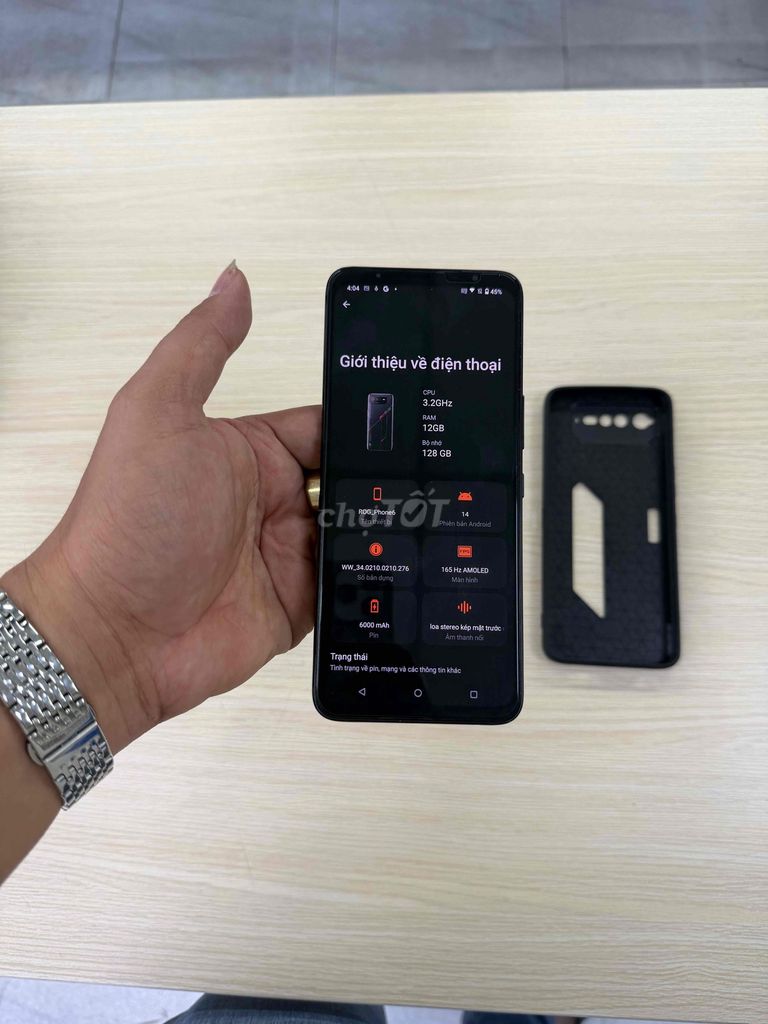 Asus ROG Phone 6 128GB Đen. Mua bán Điện thoại tại Quận 10 Tp Hồ Chí Minh được đăng bởi lieu minh bang hình 1