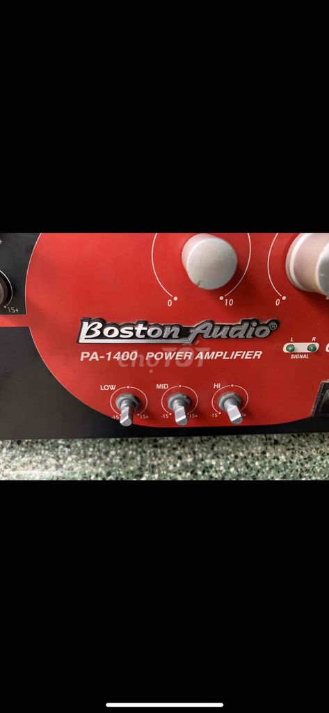 amply karaoke Boston audio pa 1400 xịn nguyên zin