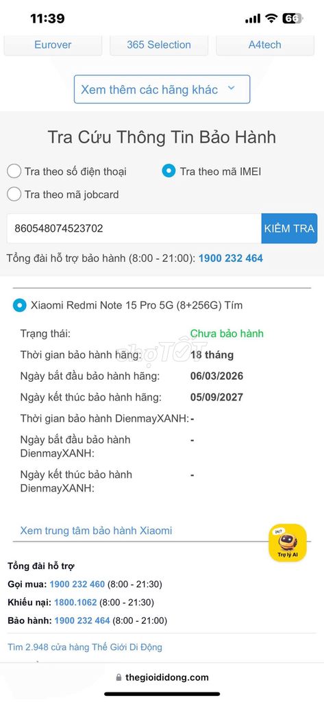 Redmi Note 15 Pro 5G 8/256G zin đẹp BH 9/2027 TGDD. Mua bán Điện thoại tại Quận 8 Tp Hồ Chí Minh được đăng bởi Thanh Tâm Mobile hình 1