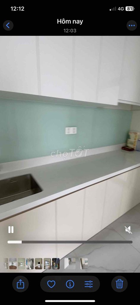 Siêu hiếm! Cho thuê căn DAqua 2PN 2WC 71m2 nhà trống. Giá 11tr/tháng