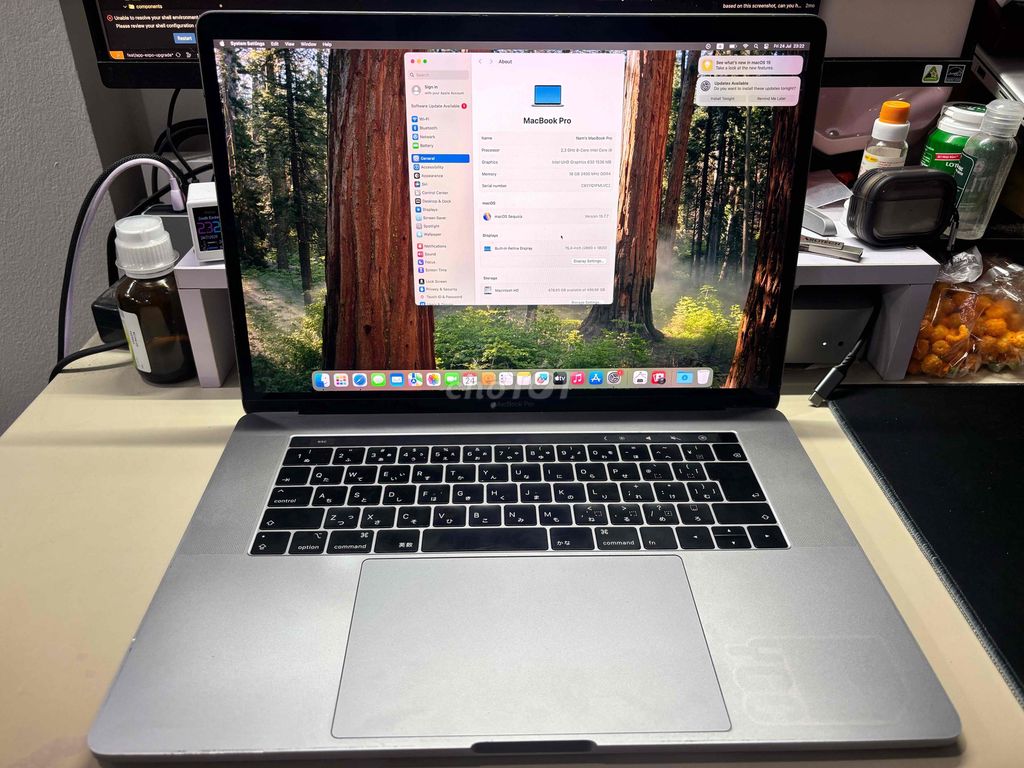 Apple MacBook Pro 2019 i9 16GB/512GB Xám. Mua bán Laptop tại Quận Hoàng Mai Hà Nội được đăng bởi Nam hình 1
