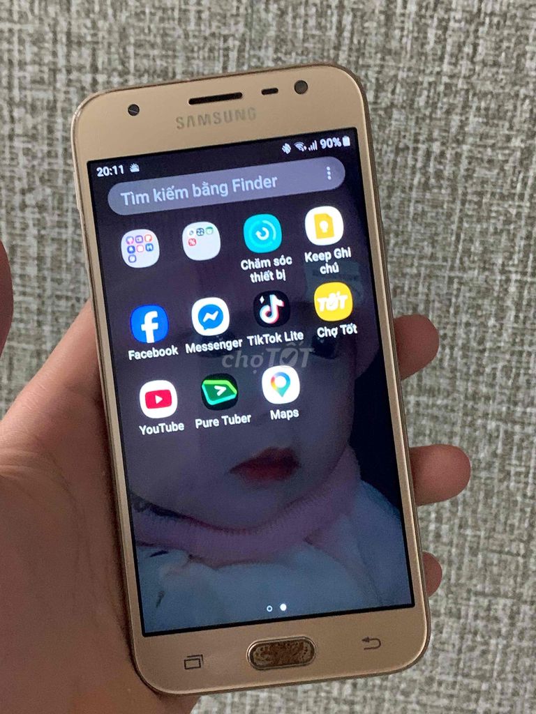 Samsung J330G Vàng. Mua bán Điện thoại tại Huyện Yên Lạc Vĩnh Phúc được đăng bởi  Tuấn Anh hình 1