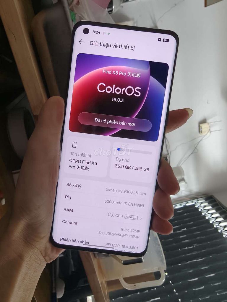 OPPO Find X5 Pro Dimensity 9000 12GB/256GB. Mua bán Điện thoại tại Thành phố Bến Tre Bến Tre được đăng bởi Từ Tuấn Bến Tre hình 1