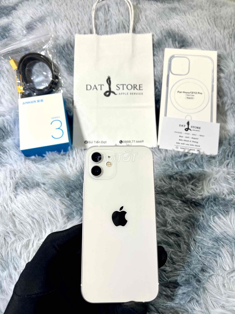 Iphone 12 Trắng 128GB Bản VN/A