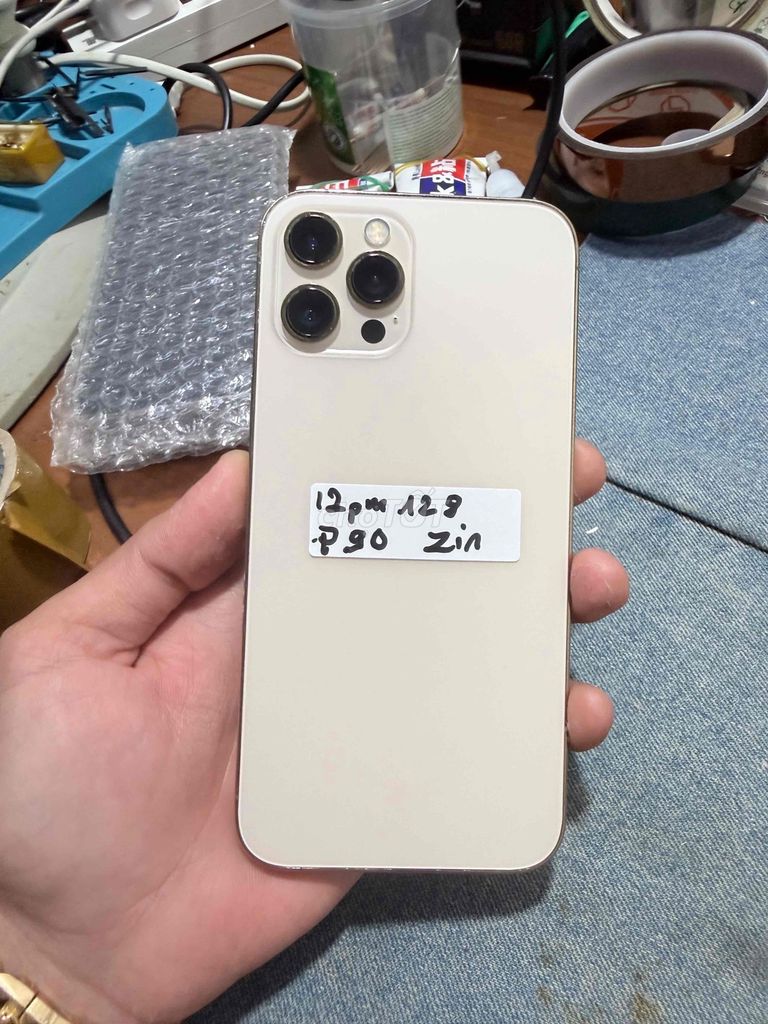 Apple iPhone 12 Pro Max 128GB Vàng. Mua bán Điện thoại tại Huyện Tân Phước Tiền Giang được đăng bởi Le Duy Hong Duc hình 1