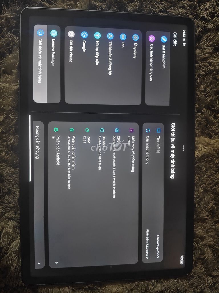 Lenovo GT Pad Pro Snap 8 Gen 3 12GB/256GB. Mua bán Máy tính bảng tại Quận 7 Tp Hồ Chí Minh được đăng bởi Phạm Minh Khánh hình 1
