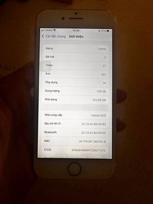 Apple iPhone 7 128GB Vàng hồng Đã sử dụng