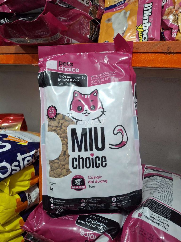 Thức ăn cho mèo Miuchoice Cá ngừ 1kg. Mua bán Phụ kiện, Thức ăn, Dịch vụ tại Quận Thanh Khê Đà Nẵng được đăng bởi Công ty TNHH MTV Huynh Đệ Phát hình 1