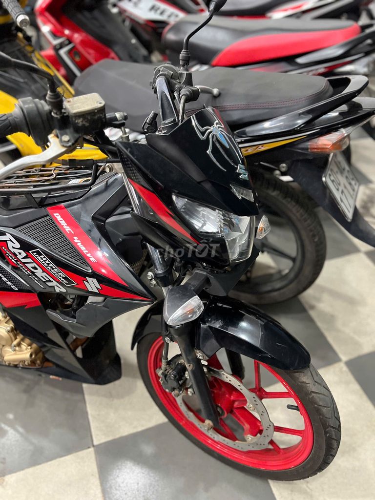 Suzuki Raider 2018 Đen đỏ Đã qua sử dụng. Mua bán Xe máy tại Huyện Trảng Bom Đồng Nai được đăng bởi phương hình 3