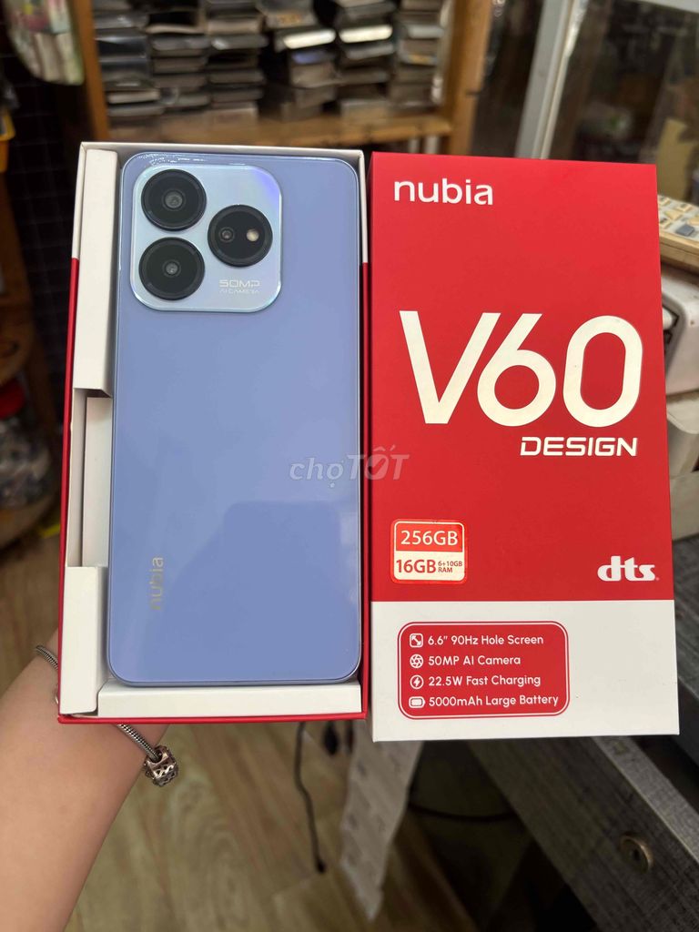 Nubia V60 Design Tím 6GB. Mua bán Điện thoại tại Quận Tân Phú Tp Hồ Chí Minh được đăng bởi Punt hình 1