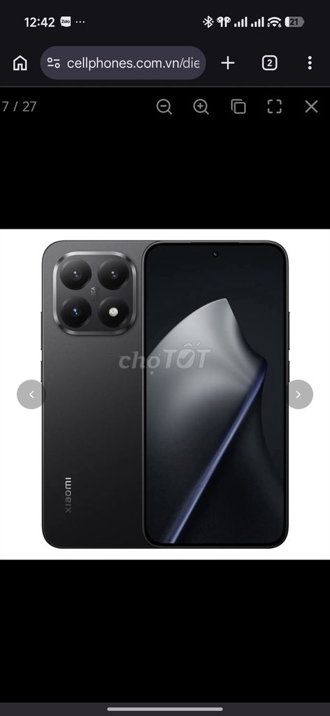 Xiaomi 15T 512GB Đen Đã sử dụng. Mua bán Điện thoại tại Huyện Krông Búk Đắk Lắk được đăng bởi Hoàng Ngô hình 1