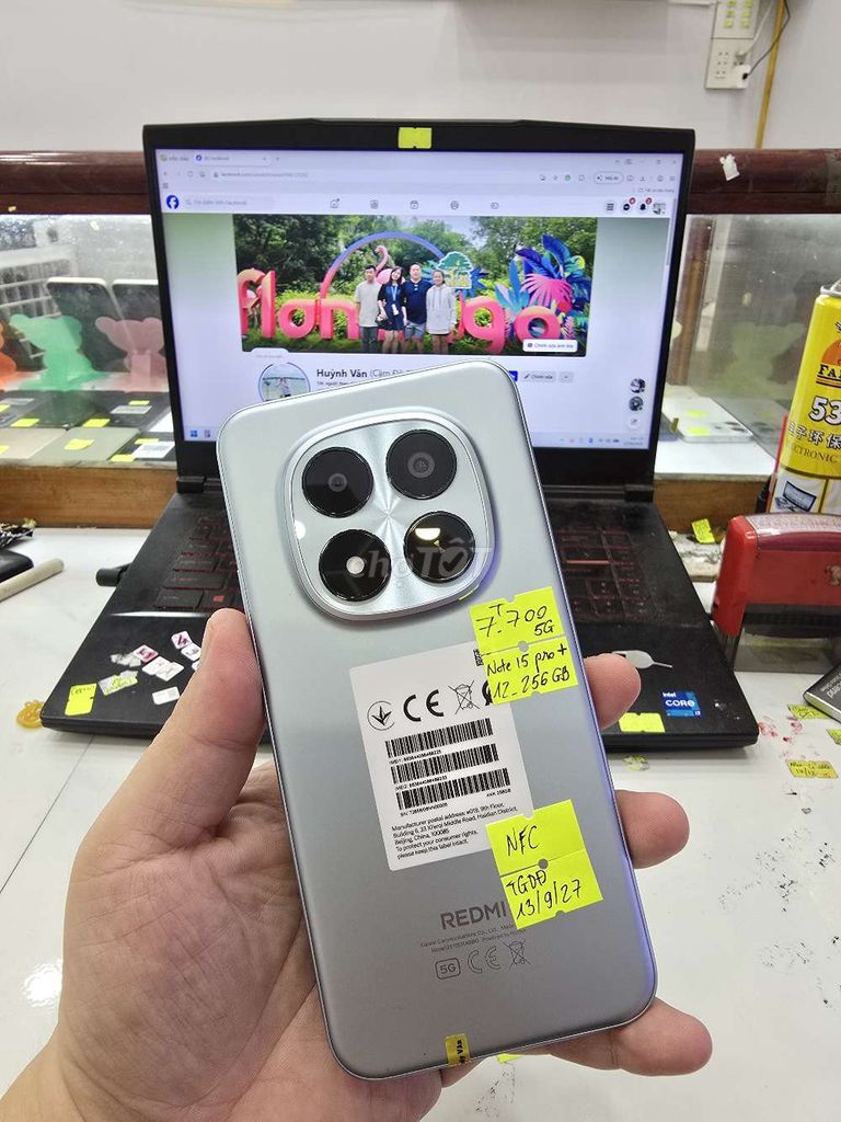 Xiaomi Note 15 Pro+ 5G 12GB/256GB Bạc. Mua bán Điện thoại tại Thành phố Long Xuyên An Giang được đăng bởi Facebook Cầm Đồ Thúy Vân hình 1