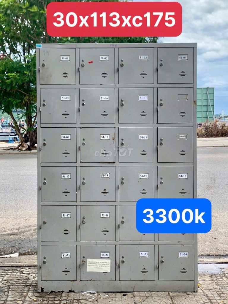  văn phòng Tủ locker  30x113x175 cm. Mua bán Tủ, kệ gia đình tại Quận Sơn Trà Đà Nẵng được đăng bởi thế giới đồ cũ đà nẵng hình 1