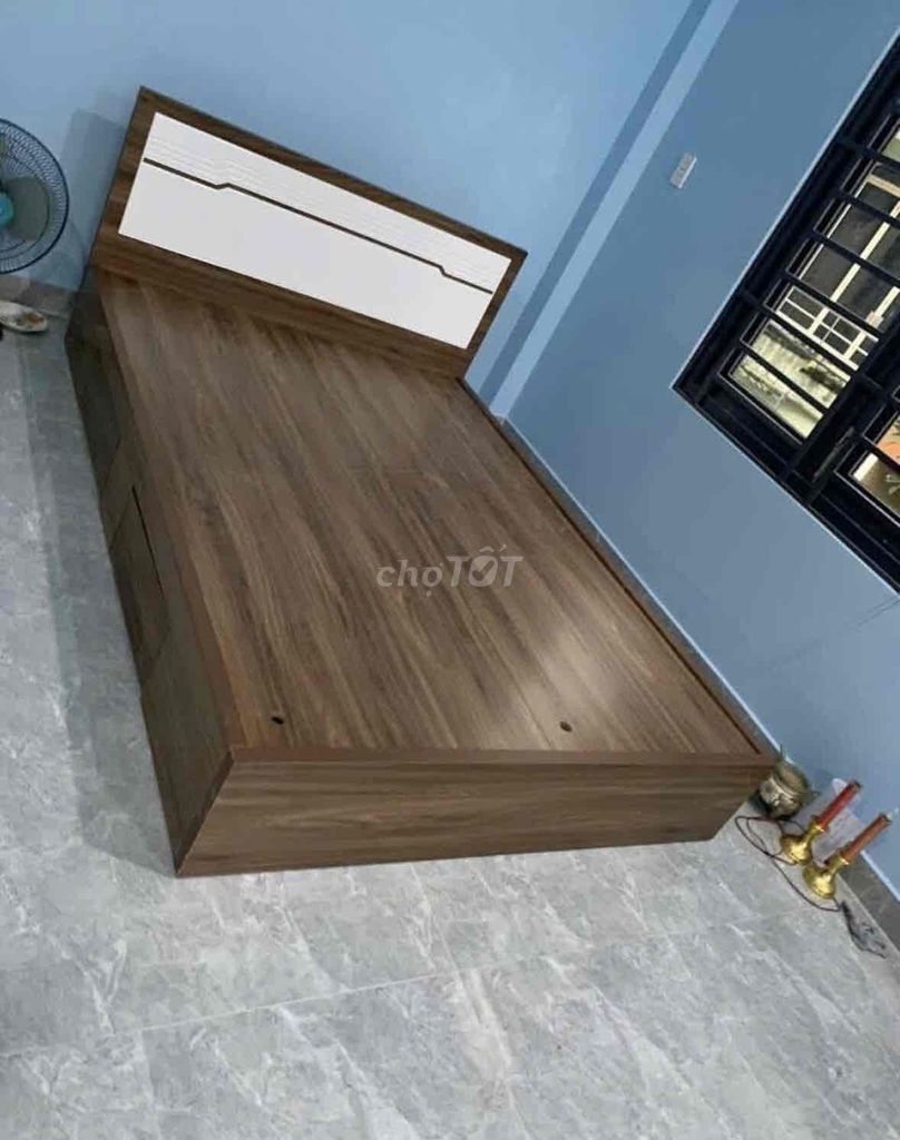 Giường ngủ Gỗ công nghiệp 1m6x2m Hiện đại. Mua bán Giường, chăn ga gối nệm tại Quận Bình Thạnh Tp Hồ Chí Minh được đăng bởi Hong Le hình 1