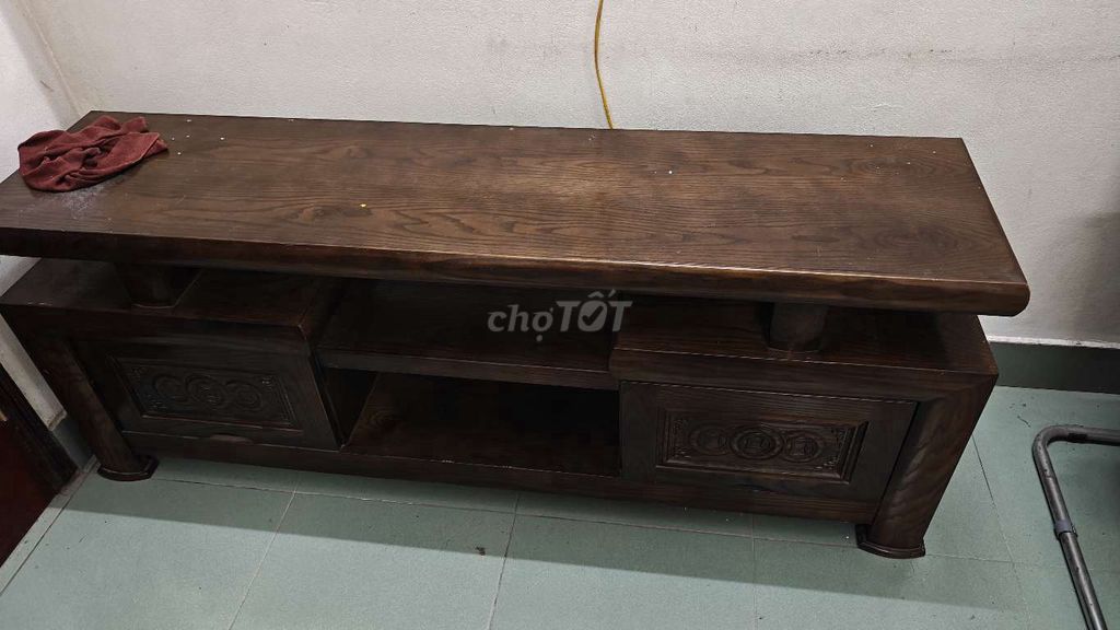 Kệ Tủ tivi Gỗ Nâu 1m6 Đã sử dụng. Mua bán Tủ, kệ gia đình tại Quận Nam Từ Liêm Hà Nội được đăng bởi Thuận Nguyễn Tài hình 1