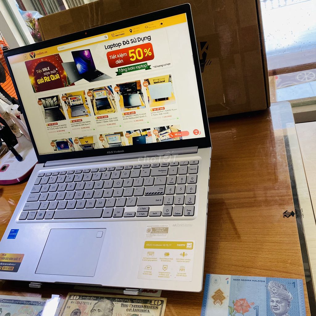 Asus Vivobook 15 X1504VA(i5-1335U-8G-512G) FullBox. Mua bán Laptop tại Quận Ninh Kiều Cần Thơ được đăng bởi Võ Diện hình 3