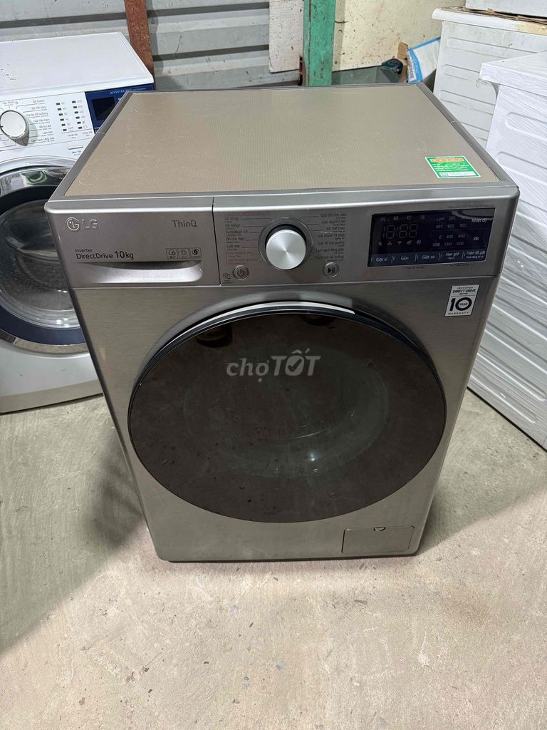 Máy giặt LG 10kg Inverter Xám 98%. Mua bán Máy giặt tại Quận Bình Tân Tp Hồ Chí Minh được đăng bởi Cơ Điện Lạnh NK hình 1