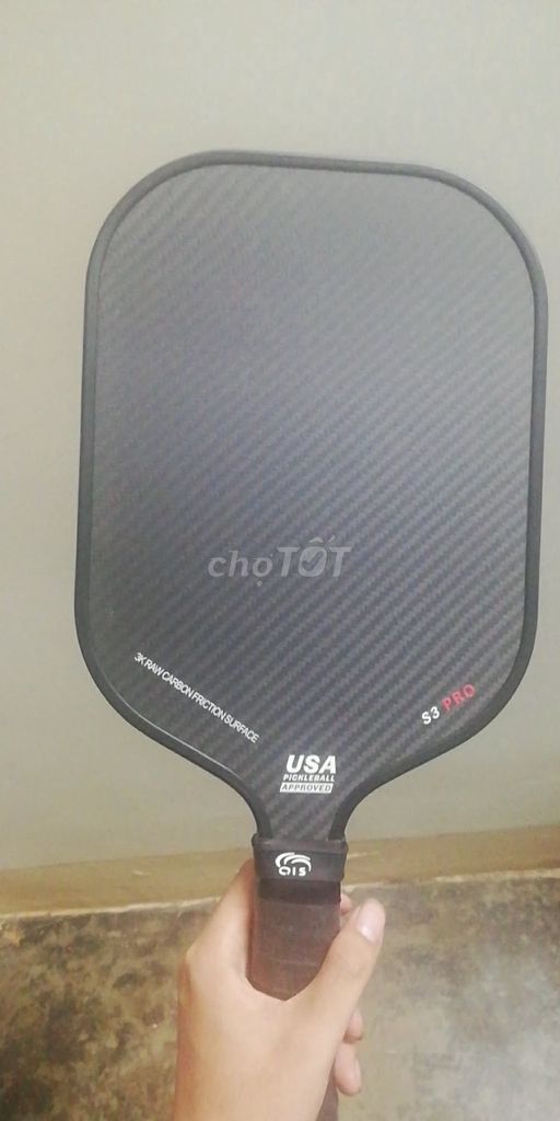 Vợt Pickleball QIS S3 Pro Carbon 3K. Mua bán Đồ thể thao, Dã ngoại tại Thành phố Bảo Lộc Lâm Đồng được đăng bởi Phu Nguyen hình 1