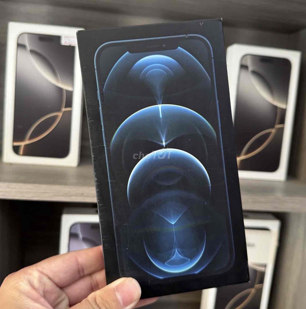 Iphone 12ProMax 512gb Blue lock Newseal mới 100%. Mua bán Điện thoại tại Quận Tân Bình Tp Hồ Chí Minh được đăng bởi NTA Store Chuyên Iphone Chính hãng bao nợ xấu hình 1