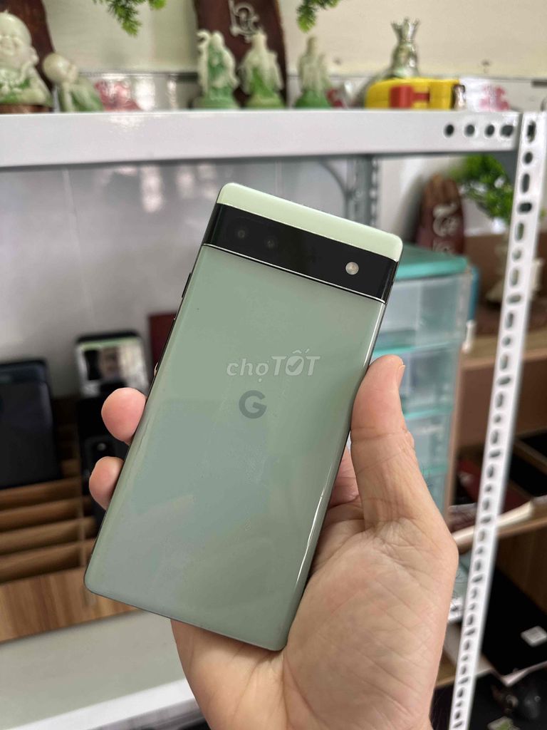 Google Pixel 6a Xanh RAM 6GB/128GB pin cực trâu. Mua bán Điện thoại tại Quận Bình Tân Tp Hồ Chí Minh được đăng bởi Tâm Như Store hình 1